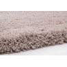 Tapis en polyester doux uni beige pour chambre Hawaii