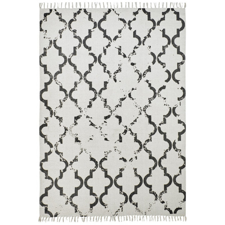 Tapis en coton style scandinave vintage Jokk