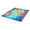 Tapis plat pour chambre d'enfant multicolore Solar