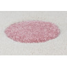 Tapis de chambre pour fille rose Noa