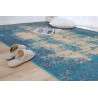 Tapis plat effet vintage salon Sherley