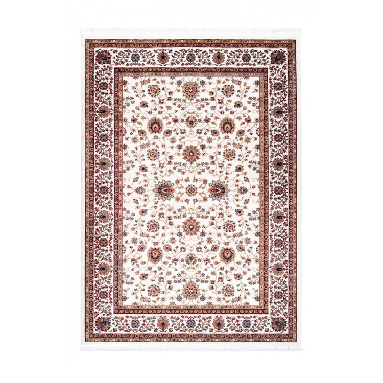 Tapis d'orient avec franges en polyester Cedar