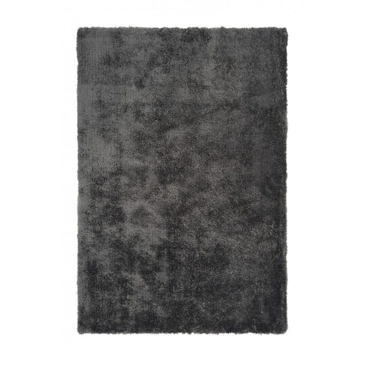 Tapis en polyester shaggy uni rectangle Cloud