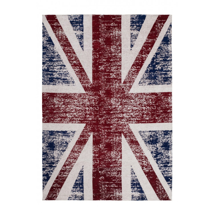 Tapis anglais plat vintage fait main Cocoon