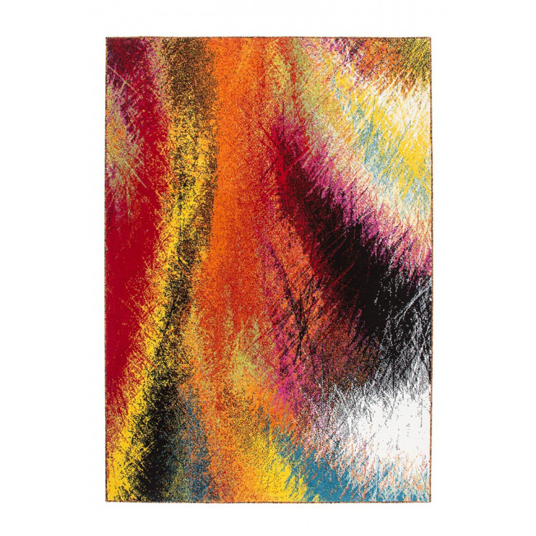 Tapis design multicolore pour salle à manger Bruno