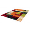 Tapis multicolore à courtes mèches design Gillo