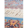 Tapis oriental ave franges à courtes mèches Isfahan