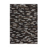Tapis patchwork en cuir plat Patchwork
