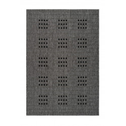 Tapis intérieur et extérieur rectangle plat Kris