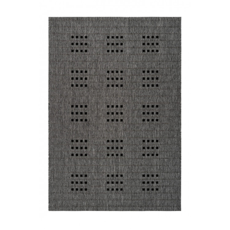 Tapis intérieur et extérieur rectangle plat Kris