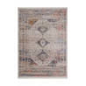 Tapis polyester vintage avec franges Remix