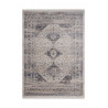 Tapis polyester vintage avec franges Remix