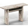 Console extensible contemporaine en bois Selena