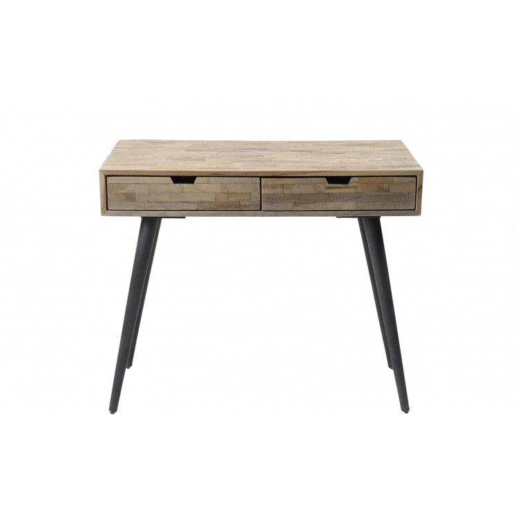 Bois Avec Piétement Agathe En Coiffeuse Scandinave Métal rthQds