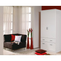 Armoire contemporaine blanche 91 cm Epsylon