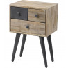 Meuble de rangement d'appoint scandinave en bois 3 tiroirs Lola