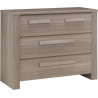 Commode contemporaine chene fusain Calypso