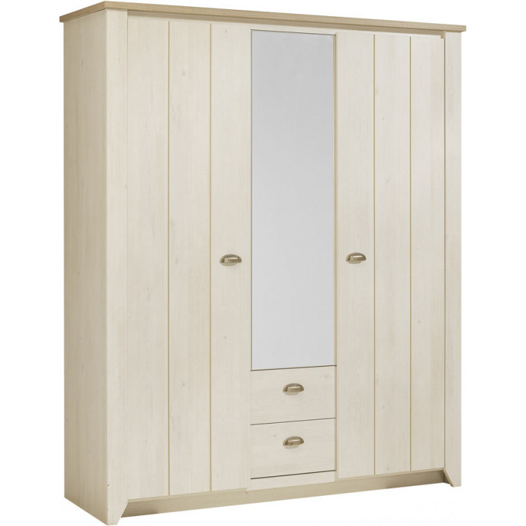 Armoire adulte style campagne chêne blanchy Birdy