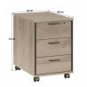 Caisson de bureau contemporain 3 tiroirs Angelo