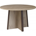 Table de réunion ronde contemporaine Angelo