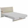 Lit adulte scandinave chêne clair/blanc Jasper