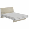 Lit adulte scandinave chêne clair/blanc Jasper