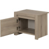 Chevet enfant contemporain chêne clair Dylane