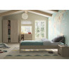 Armoire enfant contemporaine chêne clair Dylane