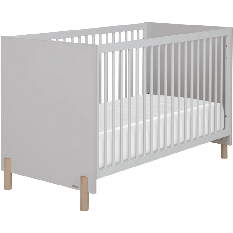 Lit Bebe A Barreaux Scandinave Gris Clair Sidonie Matelpro Lit Bebe A Barreaux Scandinave Gris Clair Sidonie Matelpro