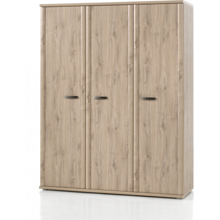 Armoire enfant contemporaine 3 portes chêne minerva Yoni