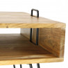 Table de salon industrielle en acacia massif Youna