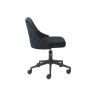 Chaise de bureau moderne en velours Eglantine