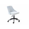 Chaise de bureau moderne en velours Eglantine