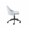 Chaise de bureau moderne en velours Eglantine