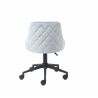 Chaise de bureau moderne en velours Eglantine