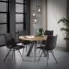 Lot de 2 chaises vintage en PU Emiliano