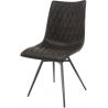 Lot de 2 chaises vintage en PU Emiliano