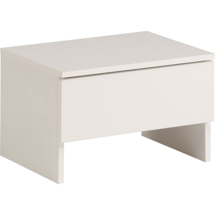 Chevet adulte moderne blanc Syrina