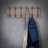 Porte-manteau vintage en MDF 6 crochets Yelena