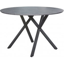 Table à manger contemporaine ronde en MDF Caroline