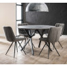 Table à manger contemporaine ronde en MDF Caroline