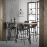 Table de bar contemporaine en MDF Concordia