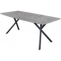 Table de salle à manger industrielle Mendoza