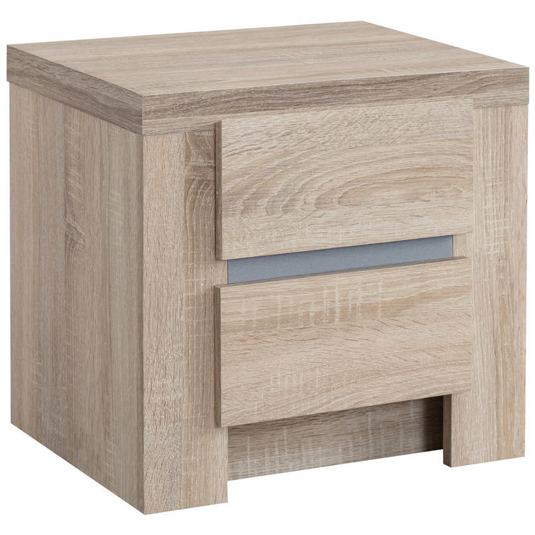 Chevet contemporain chêne clair Magdalena