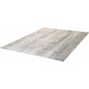 Tapis effet 3D à courtes mèches rayé Magna