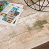 Tapis effet 3D à courtes mèches rayé Magna