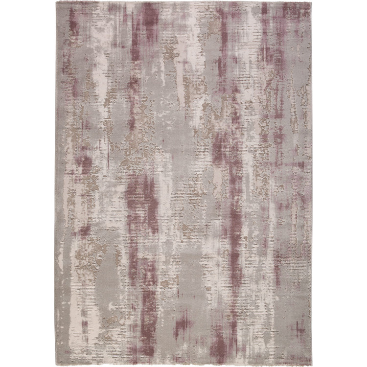 Tapis effet 3D à courtes mèches rayé Magna