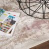 Tapis effet 3D à courtes mèches rayé Magna