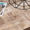 Tapis effet 3D à courtes mèches rayé Magna