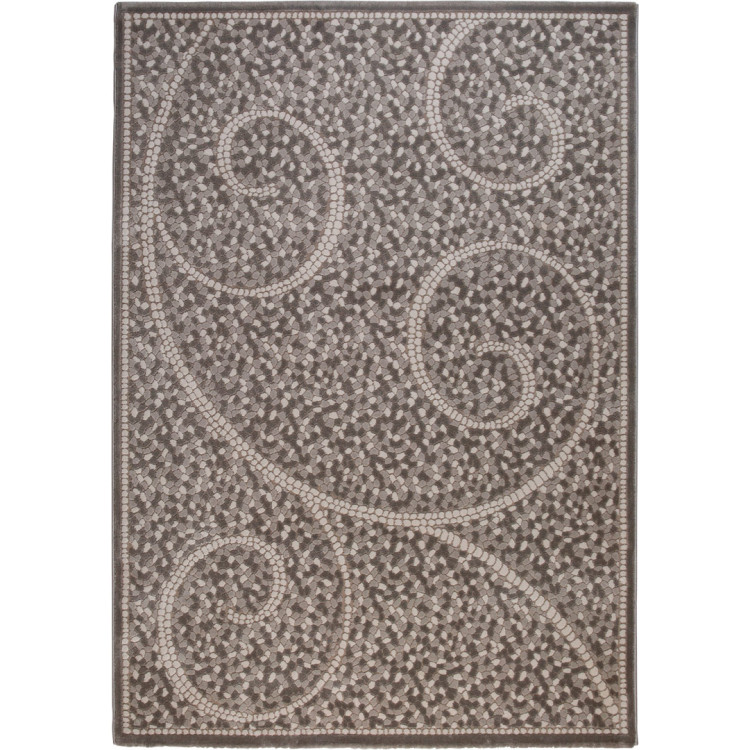 Tapis rectangle contemporain à courtes mèches Peri